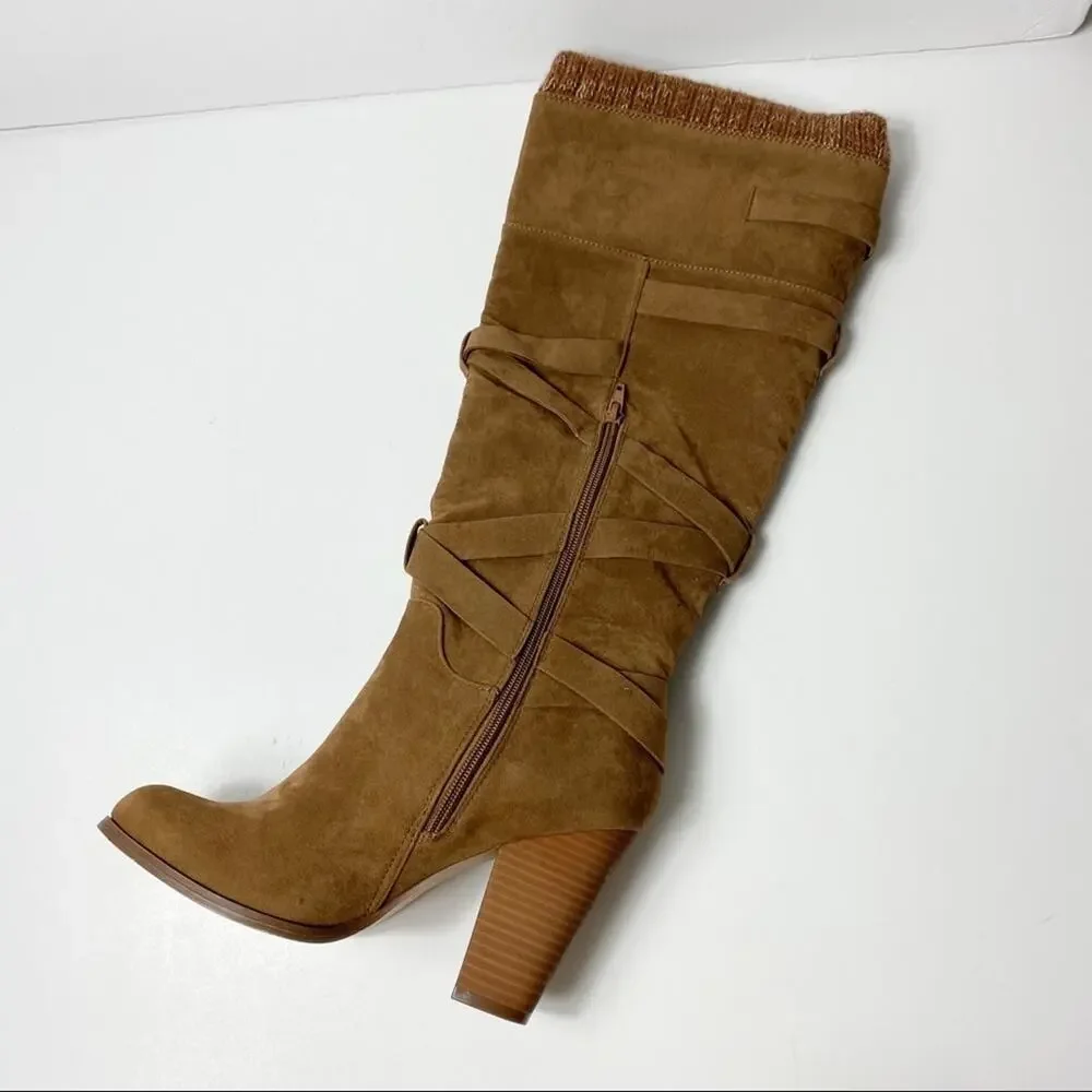 JUSTFAB ALEEMA OVER THE KNEE WINTER WOMEN BOOTS US SIZE 8 NEW